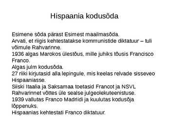 Teine maailmasõda - Sammhaaval uue sõjani #4