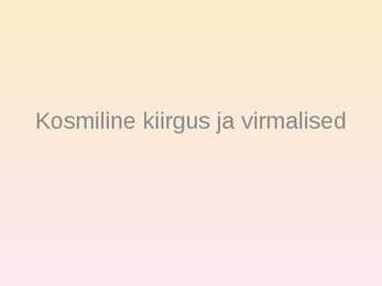 Kosmiline kiirgus ja virmalised