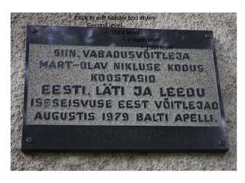 Balti riigid Nõukogude okupatsiooni all #7