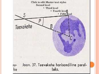 Taevakehade kauguse määramine #4