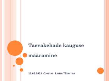Taevakehade kauguse määramine
