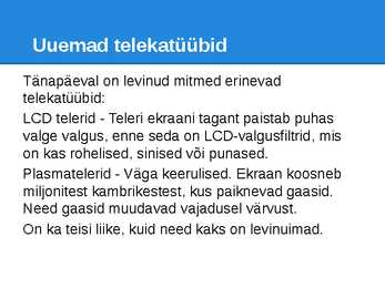 Televisiooni Ajalugu - Esitlus #17