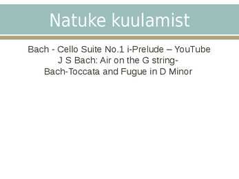 Johann Sebastian Bach #7