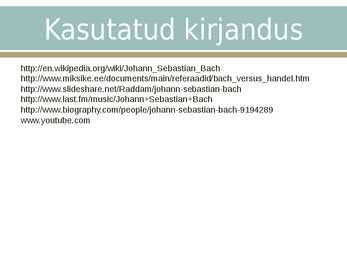 Johann Sebastian Bach #8