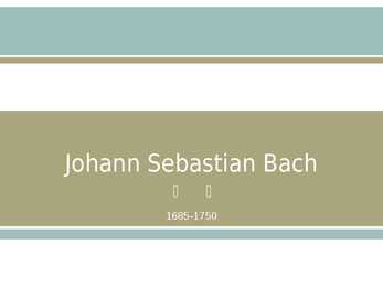Johann Sebastian Bach