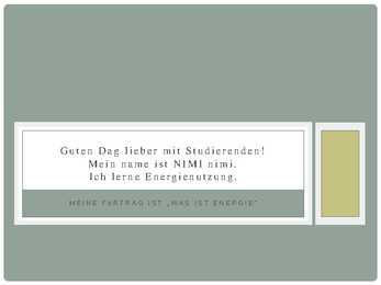 Guten Dag lieber mit Studierenden