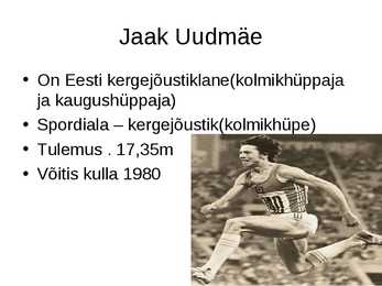 Eesti olümpiavõitjad #15