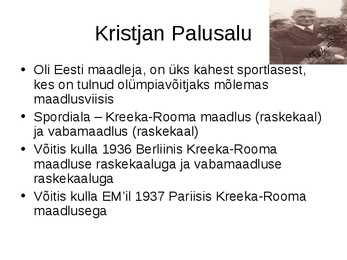 Eesti olümpiavõitjad #6