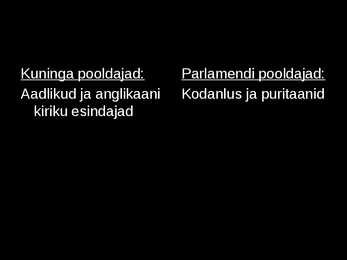 Kodusõja puhkemine ja Cromwelli diktatuur #4