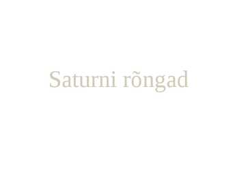 Saturni rõngad