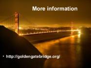 Golden Gate Bridge inglise keele esitlus #19