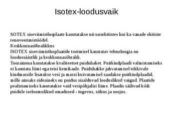Looduslikud ja tehisvaigud #4