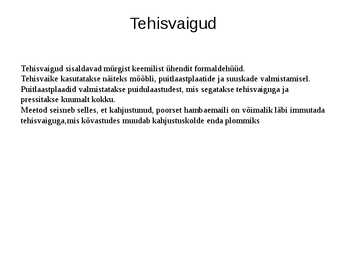 Looduslikud ja tehisvaigud #7