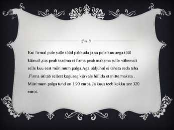 Töölepingu seadus #4