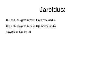 Pöördvõrdeline seos #9