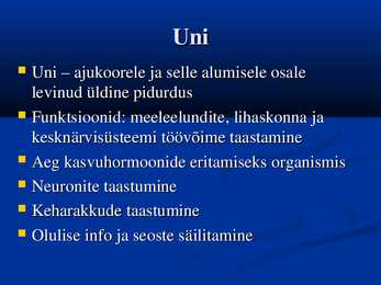 Hüpnoos ja Uni #2