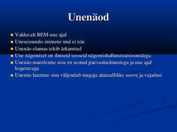 Hüpnoos ja Uni #5