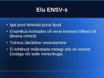 ENSV eluolu ja olme #2