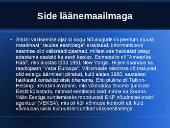 ENSV eluolu ja olme #5