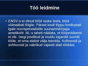 ENSV eluolu ja olme #8