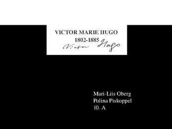 Victor Marie Hugo elulugu