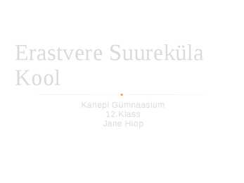 Erastvere Suureküla Kool