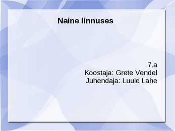 Keskaja naised linnas