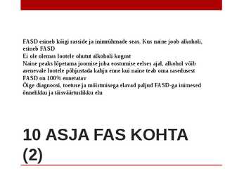 ALKOHOL JA RASEDUS #8