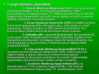 Maksa funktsioonid lipiidide ainevahetuses #6