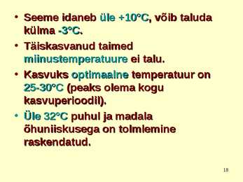 TOIDUAINETE TAIMNE TOORE - MAIS #18