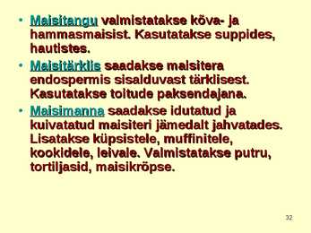 TOIDUAINETE TAIMNE TOORE - MAIS #32
