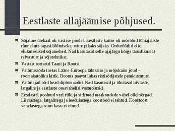 Eestlaste muistne vabadusvõitlus #13