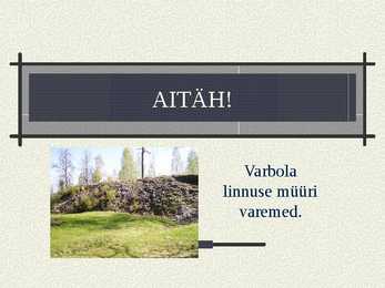 Eestlaste muistne vabadusvõitlus #16