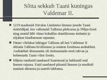 Eestlaste muistne vabadusvõitlus #9