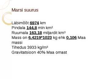 Marss ja selle uurimismissioonid #3