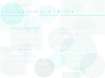 Renessansiajastu muusika #20