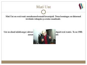 Mati Unt #12