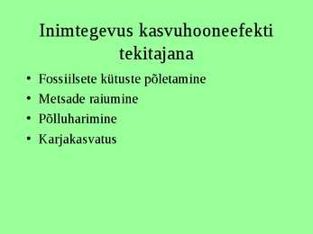 Ökoloogilised globaalprobleemid #12