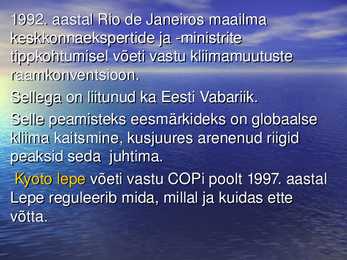 Ökoloogilised globaalprobleemid #19