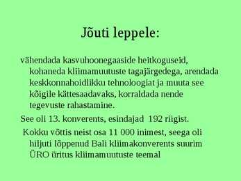 Ökoloogilised globaalprobleemid #22