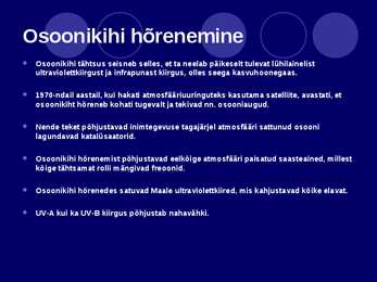 Osooniaugud ja kasvuhoonegaasid #4