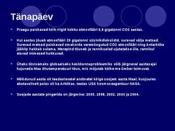 Osooniaugud ja kasvuhoonegaasid #7