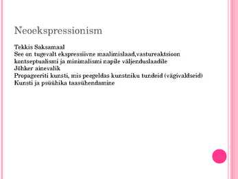 Hüperrealism-Neoekspressionism #2