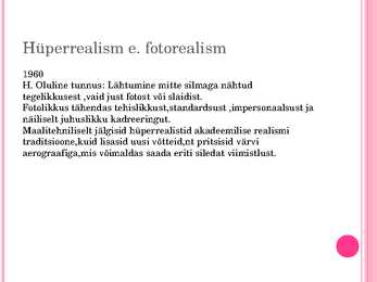Hüperrealism-Neoekspressionism #10