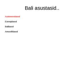 Bali saared #15