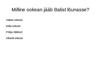 Bali saared #6
