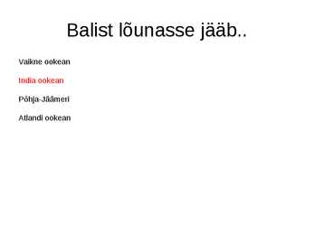 Bali saared #7