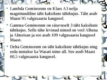 Kaksikud #3