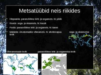 Riikide metsamajanduse võrdlemine #5