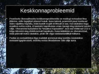 Riikide metsamajanduse võrdlemine #7